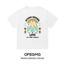 Boy, Camiseta De Marca Americana De Moda Urbana, De Verano Para Hombre, De Corte Holgado, Manga Corta, De AlgodóN Grueso, Estilo Casual. - Negro - Ver 5