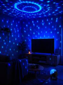 Multi-Color Star Projection Lamp, Tabletop Lamp With Stand, Suitable For Bedroom, Bedside, Dorm, Living Room - Multicolor - View 3