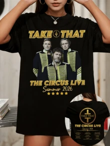 Take That Circus Live Summer 2026 Tour Shirt, Concert T Shirt - Black - View 6