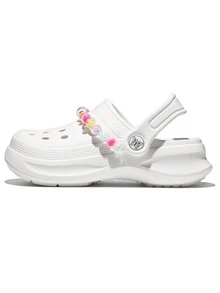 HOEASE Girls' Clogs, Children's Summer EVA Soft Sole Breathable Garden Shoes And Beach Shoes, Unisex, Slip-On Design, All-Season Footwear - White - View 5