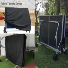 420D Black Table Tennis Table Cover, Full UV Protection, Outdoor Waterproof Durable Sun Shade - Ping Pong Table Cover - View 2