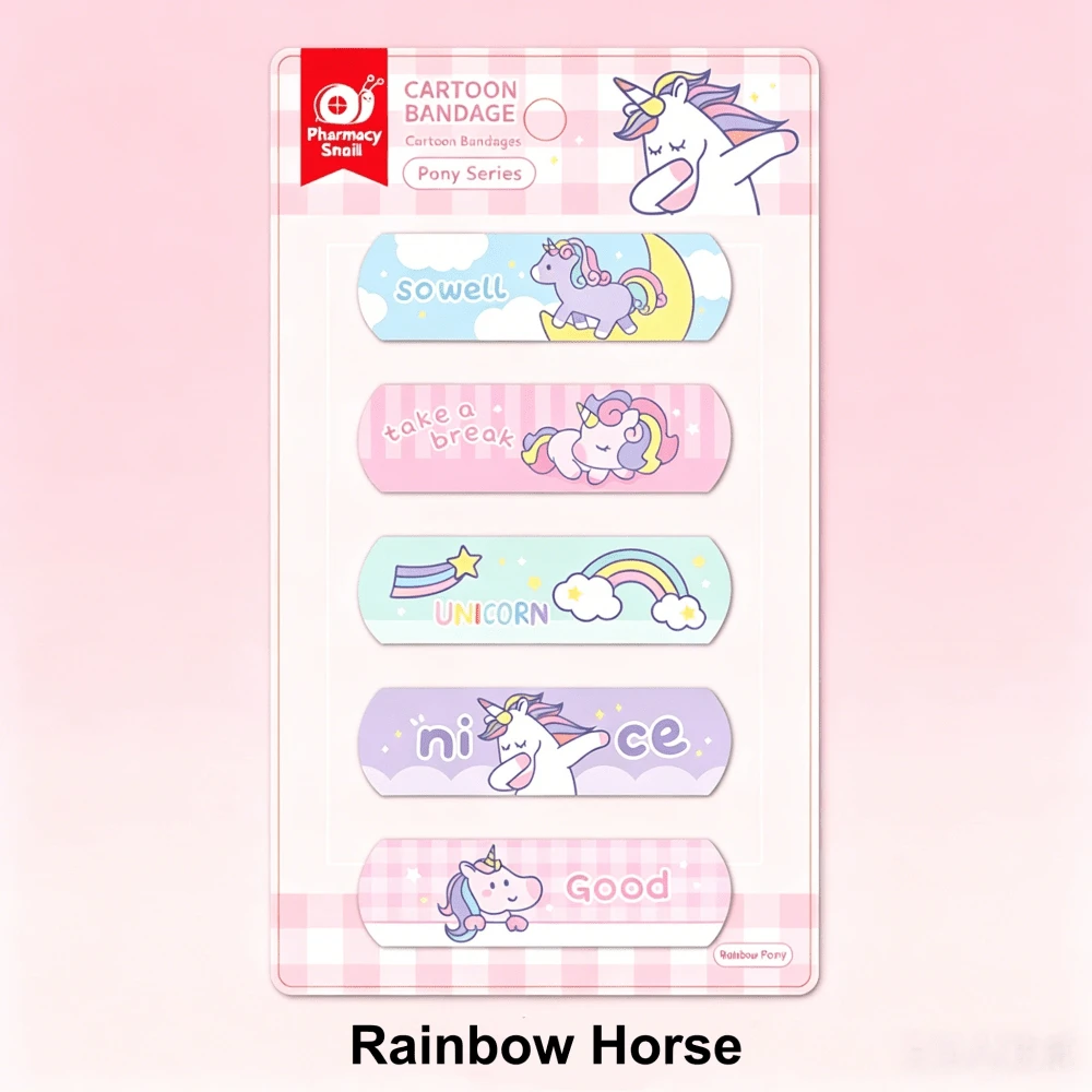 30/50/100pcs Cute High-Quality Cartoon Pattern PE Household & Outdoor Breathable Durable Multipurpose Stickers - View 1