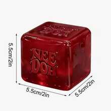 NeeDoh Ice Cube Soda Themed Nee Doh Stress Balls, Super Solid Squish Squeeze Toys In Pepsi/Dr Pepper/Sprite Colors - Multicolor - View 9