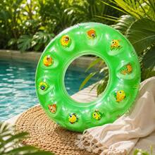 Anillos inflables para nadar, anillos inflables de PVC, flotadores de axila neutros, incluyendo verde, con forma de rosquilla, adecuados para deportes acuáticos de verano, fiestas en la piscina, fiestas en la playa, piscinas, playas y anillos de natación para vacaciones de verano - Añade un flotador con colchón de aire. - Ver 2