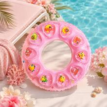 Anillos inflables para nadar, anillos inflables de PVC, flotadores de axila neutros, incluyendo verde, con forma de rosquilla, adecuados para deportes acuáticos de verano, fiestas en la piscina, fiestas en la playa, piscinas, playas y anillos de natación para vacaciones de verano - Añade un flotador con colchón de aire. - Ver 11