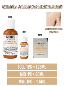 Kiehl's Soothing Lotion (125ml/30ml/1.5ml) cepat menyerap, mengontrol minyak, dan membuat kulit terasa segar, memberikan hidrasi tahan lama, dan tidak lengket. Cocok untuk kulit berminyak, sensitif, dan berjerawat. - Losion Penyeimbang dan Penenang Calendula - View 4