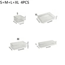 1 hộp - 30 hộp/hộp đựng đồ dùng nhà bếp bằng acrylic trong suốt, hộp đựng mỹ phẩm, nước hoa, đồ chăm sóc da, văn phòng phẩm, đồ dùng phòng tắm, bàn làm việc và nhà bếp. - mô hình tinh thể trong suốt - Xem 15