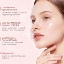 Collagen Face Mask – Hydrating Collagen Sheet Masks, Deep Hydration, Overnight Face Mask For Radiant Skin - Facial Masks - View 4