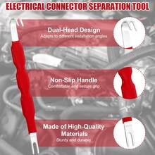 Universal Car Electrical Connector Separator, Terminal Release Disassembly Tool, Dual-End Harness Disconnect Tool, Suitable For Most Cars And Trucks - Multicolor - View 5