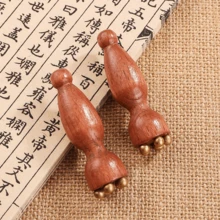1个/2个/4个迷你莲花刮痧板，配黄铜珠 - 便携式手持眼部和面部塑形工具，用于穴位按摩和皮肤雕塑，专为脸颊、鼻子和眼睛设计，可提亮肤色 - 男女皆宜的可重复使用家用美容工具，可缓解眼部浮肿，焕活眼周肌肤，包装随机，颜色可能有所不同 - 彩色 - 查看 14