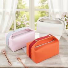 Fashionable Large Capacity Cosmetic Storage Bag Canvas Handheld Toiletry Bag Portable Travel Storage Bag Cosmetic Storage - Multicolor - View 6