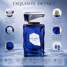 Lattafa French Boulevard Atlantis Perfume Concentrate 100ml, Holiday, Mother's Day, Birthday Gift - Fruity & Citrus - View 2