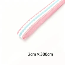 20mm Macaron Color 3D Wavy Ruffle Ribbon, Flexible Cuttable Polyester Trim, Suitable For DIY Hair Accessories, Clothing Sewing, Bag Shoulder Straps, Gift And Flower Packaging, And Other Handmade Crafts - 2cm - View 13