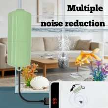 Ultra-Quiet USB Aquarium Oxygen Pump, Portable Small Oxygen Pump Suitable For Fish Tanks, Mini Aquarium Aerator Accessory 5V 1W, Suitable For Small Fish Tanks And Turtle Tanks, Travel Essential - Multicolor - View 7