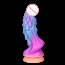Silicone Realistic Dildo, Glowing Colorful Lifelike Penis Toy, Adult Sex Toy For G-Spot And Prostate Orgasm, Realistic Penis, For Him - one-size - View 19