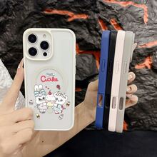 マグネット式黄ばみ防止 | 高級感あふれる2in1アクリルマグネット式スマホケース！スタイリッシュで手触りも良く、実用的な保護機能とマグネット式・耐衝撃設計を融合させた、高級感あふれるケースです。 ケーキうさぎネコミニケーキチェリーケース  11  17e 手机壳  17e 手机壳 家族、恋人、友人、そして子供たちへのプレゼントに最適です。  17 Pro/14 Pro/15 Pro/16 Pro Max/16 Plus/ 13 pro/16 Pro/13/11 Pro/11 Pro Max/14 Pro Max/14 Plus/Apple  Air/12/12 Pro Max/13 Pro Max/16e/15 Plus/14/16/17 Pro Max/12 Pro/15 Pro Max/17e/15/17 - ピンク - チェックする 4