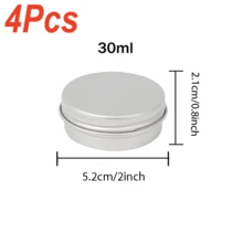 2/4 chiếc hộp thiếc tròn có nắp vặn, hộp đựng có thể đổ đầy, hộp đựng nến bằng kim loại rỗng, phù hợp làm đồ thủ công, mỹ phẩm, son dưỡng môi, nến và các dự án DIY - Nhiều màu - Xem 21