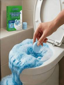 All-In-One Toilet Cleaning And Unclogging Kit, Powerful Pipe Unclogger Can Dissolve Grease And Hair Clogs, Remove Urine Stains, Limescale And Rust, Long-Lasting Fresh Fragrance, Easy-To-Use Household Cleaner, Perfect Holiday Gift For Family And Friends - Liquid/Solid - View 3