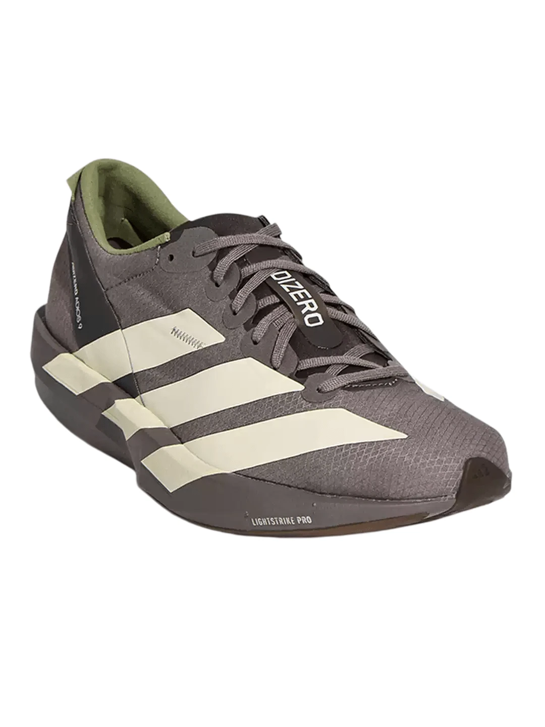 Adidas Zapatillas de running profesionales para mujer ADIZERO ADIOS 9 con suela fina - Marrón/Blanco - Ver 1