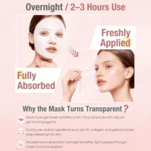 Collagen Face Mask – Hydrating Collagen Sheet Masks, Deep Hydration, Overnight Face Mask For Radiant Skin - Facial Masks - View 9
