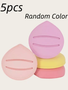 1/3/5/10 miếng bông mút trang điểm hình kẹo bông Macaron, bông mút dày mềm mại, thích hợp dùng cho kem nền, kem BB, phấn phủ, dùng khô và ướt. - Nhiều màu - Xem 11