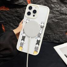 マグネット式黄ばみ防止 | 高級感あふれる2in1アクリルマグネット式スマホケース！スタイリッシュで手触りも良く、実用的な保護機能とマグネット式・耐衝撃設計を融合させた、高級感あふれるケースです。 猫可愛い積み木魚ペタンコケース  11  17e 手机壳  17e 手机壳 家族、恋人、友人、そして子供たちへのプレゼントに最適です。  16e/16 Plus/16 Pro/11 Pro Max/17/12 Pro/14 Pro/16/15 Pro Max/Apple  Air/17 Pro/17e/16 Pro Max/ 13 pro/12 Pro Max/14 Plus/15/13/15 Pro/15 Plus/17 Pro Max/14 Pro Max/14/12/11 Pro/13 Pro Max - グレー - チェックする 8