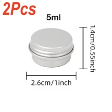 2/4 chiếc hộp thiếc tròn có nắp vặn, hộp đựng có thể đổ đầy, hộp đựng nến bằng kim loại rỗng, phù hợp làm đồ thủ công, mỹ phẩm, son dưỡng môi, nến và các dự án DIY - Nhiều màu - Xem 20