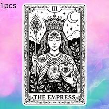 Tarot Card "The Empress", Dark Magic & Occult Style, Waterproof Vinyl Sticker - Durable Smooth Surface, Self-Adhesive Bumper Sticker, Suitable For Cars, Windows, Laptops, Trucks, Water Bottles - Multi-Purpose Durable Design, Car Sticker - Vinyl - View 10