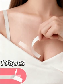 36/108/180pcs Double-Sided Fashion Tape, Transparent Double-Sided Tape For Women, Seamless Invisible Bust Lift Tape, Strong Clothing Adhesive, Garment Anti-Slip Accessories, Fixation Stickers, Anti-Chafing, Skin/Body Care Tool, Holiday Essential, Camping/Travel Essential, Wedding, Christmas Gift, Halloween Gift - Multicolor - View 11
