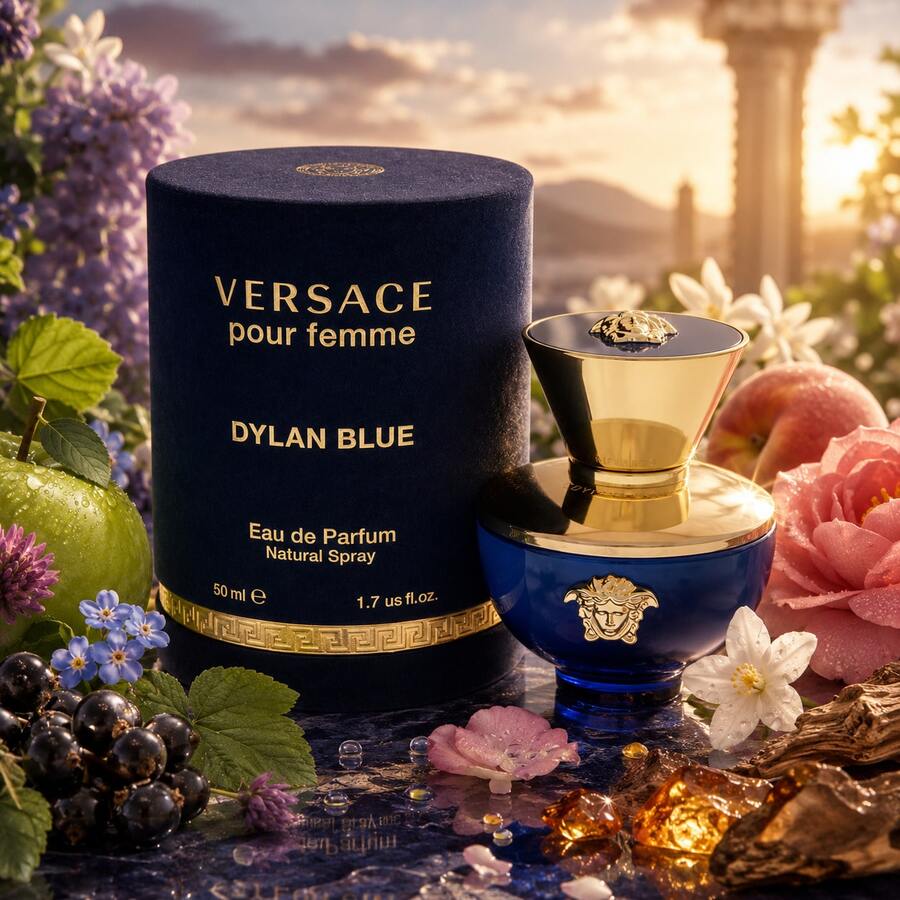 VERSACE - DYLAN BLUE FOR WOMEN 30ML EAU DE PARFUM Benzoin, White Woods, Musk, Patchouli - Fresh - View 1