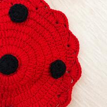 2pcs Newborn Photography Outfit, Cute Ladybug Knitted Insect Clothes, Baby Boy Girl Birth Celebration Photography Props, Gender Reveal Gift - Multicolor - View 5