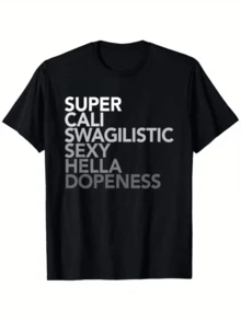 Powerful Words That Convey Confidence, Modern Energy, And A Positive Attitude, Combined With Bold Typography, Create A Unique Urban Style To Stand Out Every Day. This Comfortable And Modern Casual Women's T-Shirt Is Sure To Impress. - 黑色 - 查看 8