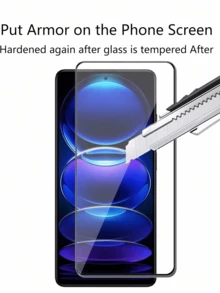CSDZ 3 High-Definition Glass Screen Protectors Compatible With ItelA50/S23, Compatible With IPhone 17 16 15 Pro 17promax 17pro 17Air 13 16 Plus/16 Pro/16 Pro Max/15/14 Pro/13 Mini/12/11 Pro Max, Mobile Phone Accessories, [International Version Instead Of Local Version], Screen Protector Compatible With IPhone, Waterproof And Scratch Resistant, Silk Screen Dual Strong Protective Film - Multicolor - View 3