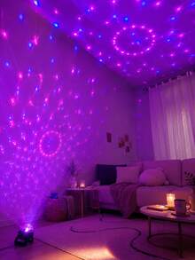 Multi-Color Star Projection Lamp, Tabletop Lamp With Stand, Suitable For Bedroom, Bedside, Dorm, Living Room - Multicolor - View 9