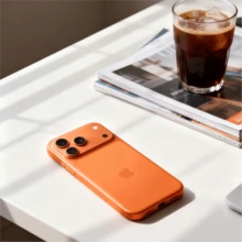 Apple IPhone 17 Pro Max, US Version, ESIM, Cosmic Orange- Unlocked (Renewed) - 橘色 - 查看 5