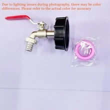 IBC集装箱罐适配器S60X6水龙头，IBC罐适配器阀门配件，单端和双端排水水龙头截止阀 - 查看 13