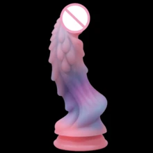 Silicone Realistic Dildo, Glowing Colorful Lifelike Penis Toy, Adult Sex Toy For G-Spot And Prostate Orgasm, Realistic Penis, For Him - one-size - View 20