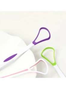Dụng cụ làm sạch lưỡi này áp dụng thiết kế kiểu bàn chải đánh răng, có thể loại bỏ hiệu quả vi khuẩn, cặn thức ăn và các chất gây mùi trên bề mặt lưỡi. Như hình ảnh hiển thị, nó có thể làm sạch lưỡi bẩn để trở nên sạch sẽ và khỏe mạnh, cải thiện đáng kể vệ sinh răng miệng và giảm hôi miệng. - Nhiều màu - Xem 10