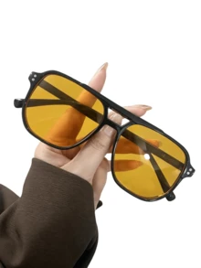 1 par de gafas de playa de moda unisex, adecuadas para todas las estaciones, viajes al aire libre y vacaciones en la playa - Multicolor - Ver 5