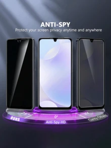 CSDZ Screen Protector Privacy, 3 Pieces Set Suitable For IPhone Film, Privacy Glass Screen Protector, Compatible With A50/S23, Compatible With IPhone 17 16 15 17promax 13 16Pro, [International Version Non Local Version] Compatible With IPhone 16 Screen Protector, Compatible With IPhone Screen Protector, Compatible With IPhone 13 Screen Protector, Compatible With Huawei Phones, Waterproof - Multicolor - View 3