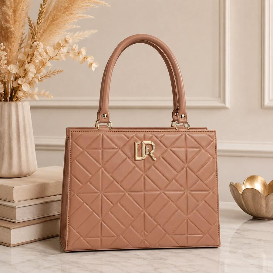 Women's Medium Modern Crossbody Shoulder Bag Spacious Interior Pocket Premium Quality Immediate Shipping - 裸色 - 查看 1