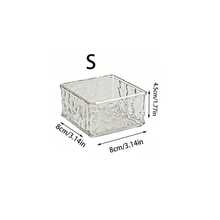 1 hộp - 30 hộp/hộp đựng đồ dùng nhà bếp bằng acrylic trong suốt, hộp đựng mỹ phẩm, nước hoa, đồ chăm sóc da, văn phòng phẩm, đồ dùng phòng tắm, bàn làm việc và nhà bếp. - mô hình tinh thể trong suốt - Xem 12
