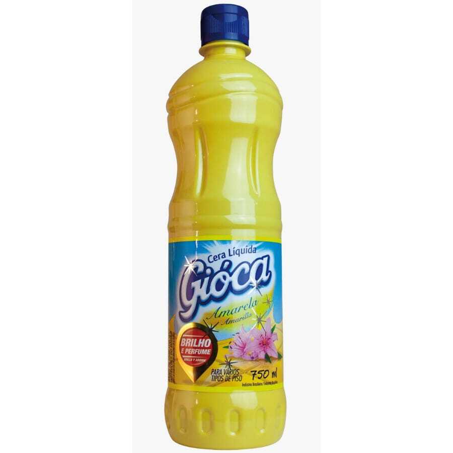 Liquid Wax 750ml Red, Green, Yellow And White | For Wood Floors | Intense Shine And Protection - Yellow - View 1