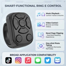 30mAh Wireless Multifunctional Remote Control, Compatible With Smartphone, Tablet, Camera Shutter, Page Turning - Multicolor J6 - View 11