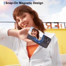 Upgraded Selfie Live Streaming Monitor Screen Compatible With IPhone And Android Phones, With Zoom/Remote Control/Speaker Functions, Magnetic Phone Back Clip Selfie Monitor, Essential For Content Creators, Wireless Mirroring For Social Media Live Streaming, Mini Phone Projector - Multicolor - View 4