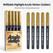 Bộ 9 bút vẽ màu acrylic Languo, 720 màu, đầu bút mềm có thể pha trộn, thích hợp cho vẽ tranh, thủ công DIY, dụng cụ mỹ thuật trường học, các lớp học nghệ thuật, mùa tựu trường và nhiều hơn nữa. - Nhiều màu - Xem 46