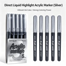 Bộ 9 bút vẽ màu acrylic Languo, 720 màu, đầu bút mềm có thể pha trộn, thích hợp cho vẽ tranh, thủ công DIY, dụng cụ mỹ thuật trường học, các lớp học nghệ thuật, mùa tựu trường và nhiều hơn nữa. - Nhiều màu - Xem 45