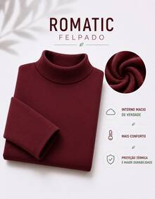 Cacharrel Women's Plush Plus Size Thermal Blouse Casual Fashion Warm Everyday Winter - 紅木色 - 查看 2