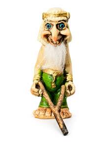 Troll Jalil Árabe Millonario 12 Cm - Figura Que Atrae La Riqueza, Protección Resina - 1PC - Ver 1