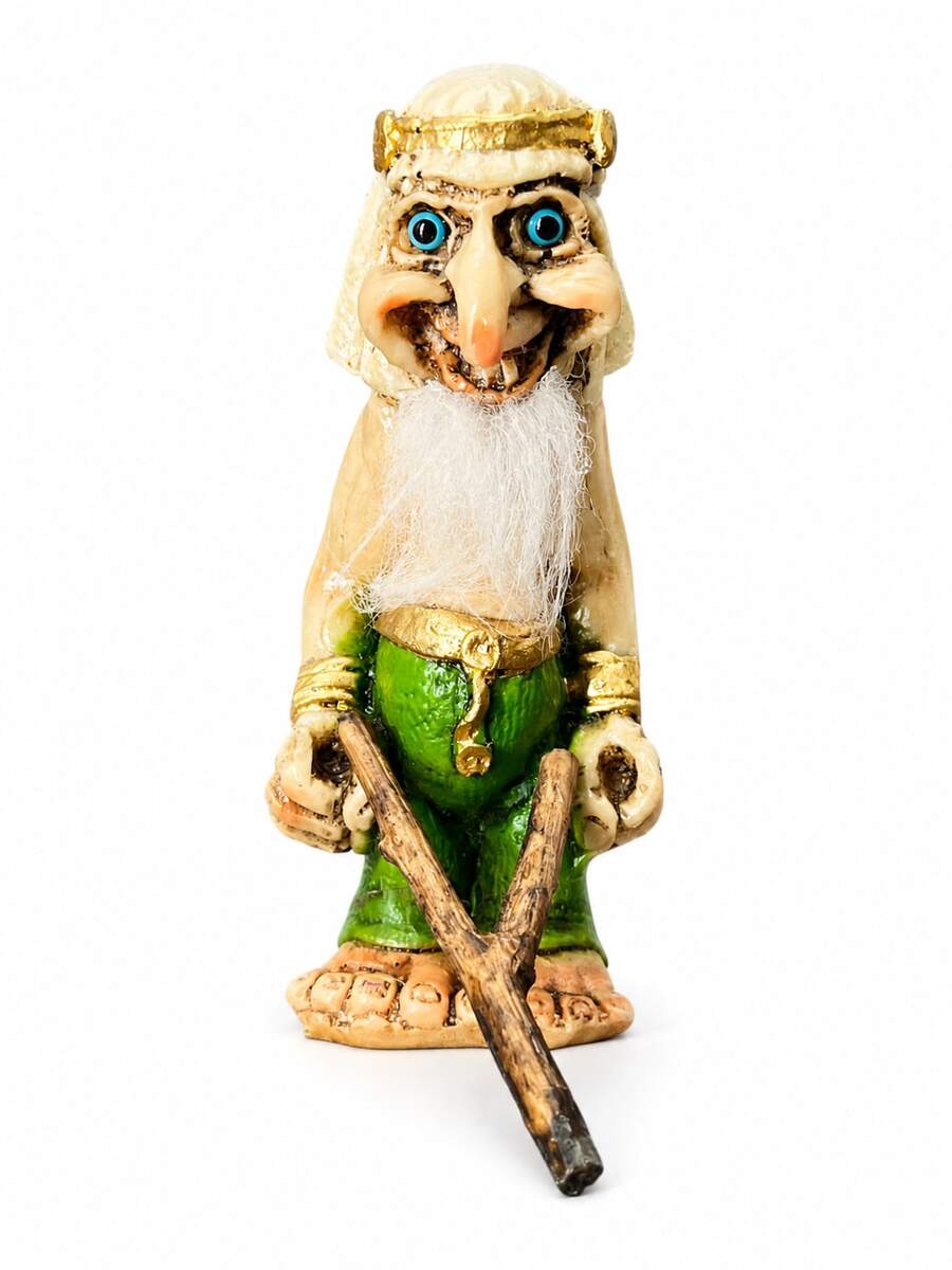 Troll Jalil Árabe Millonario 12 Cm - Figura Que Atrae La Riqueza, Protección Resina - 1PC - Ver 1